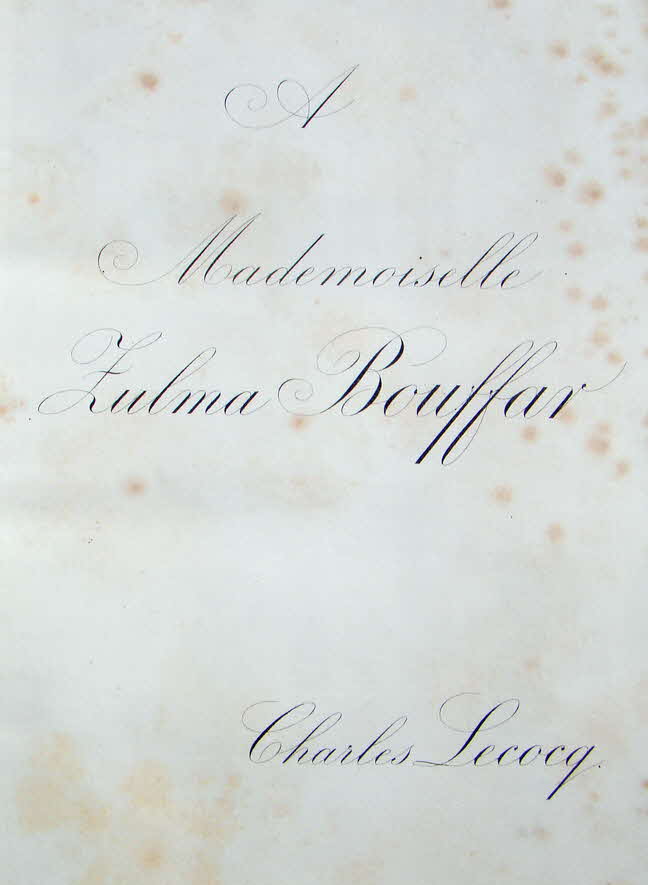 Alexandre Charles Lecocq (* 3. Juni 1832 in Paris;  24. Oktober 1918 ebenda) war ein franzsischer Operettenkomponist.

La Camargo Libretto Eugne Leterrier und Albert Vanloo, opra comique 3 Akte Erstauffhrung 20. Nov. 1878 Paris, Thtre Renaissance - 39 € mtl./K 350 €
