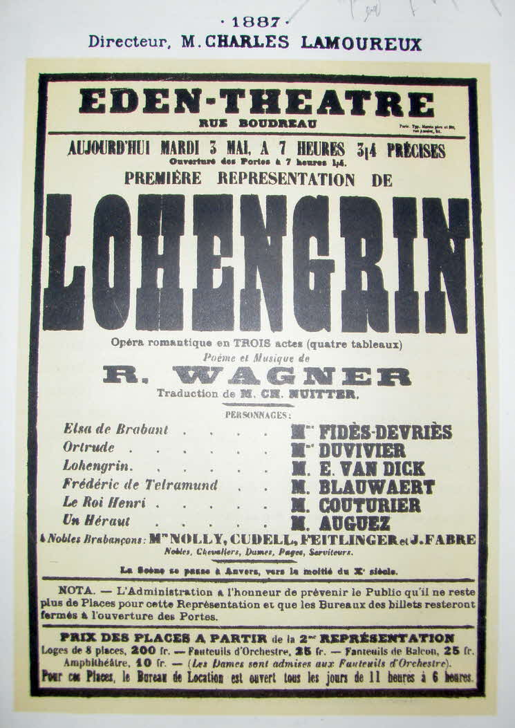 Richard Wagner (1813-1883)  Lohengrin   Libretto November 1845   Musik August 1847   Erstauffhrung 28.August 1850 Weimar - 39 € mtl./K 350 €
