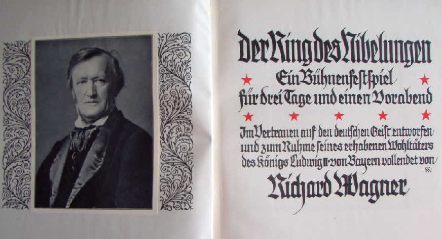 Richard Wagner (1813-1883)  Der Ring des Nibelungen - 39 € mtl./K 350 €
